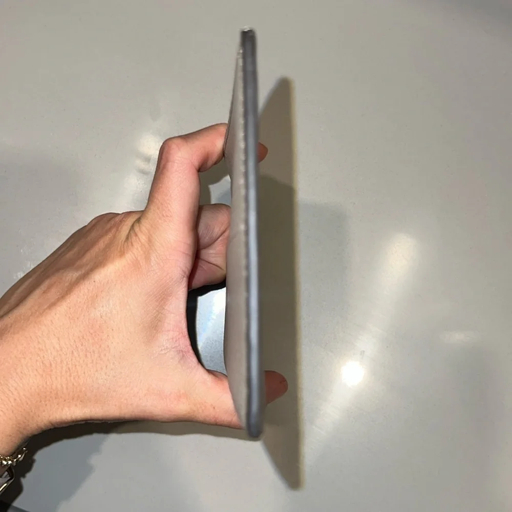 Louis Vuitton Taupe Leather Card Holder